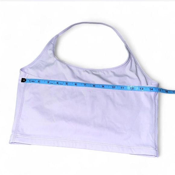 SET Active Women’s‎ Size L Sportbody Halter Top Lavender Cropped - Picture 5 of 6